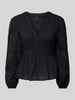 Vero Moda Blouse met V-hals, model 'JAMILLA' Zwart