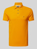 Tommy Hilfiger Poloshirt mit Label-Stitching Orange