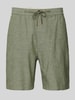 Scotch & Soda Regular Fit Shorts aus Baumwoll-Leinen-Mix Modell 'Seasonal core' Khaki