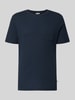 s.Oliver RED LABEL regular fit T-shirt van katoenmix Marineblauw