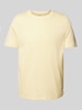 s.Oliver RED LABEL Regular Fit T-Shirt aus reiner Baumwolle mit Rundhalsausschnitt Hellgelb