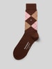 Burlington Socken mit Logo-Detail Modell 'Marylebone' Mittelbraun