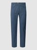 Pierre Cardin Hose mit Label-Details Modell 'Lyon' Blau