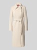Max Mara Studio Regular fit lange robejas van zuivere scheerwol, model 'BCOLLAG' Beige