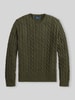 Polo Ralph Lauren Regular Fit Pullover aus reiner Baumwolle Oliv