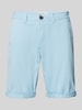 Tom Tailor Slim Fit Chino-Shorts mit Eingrifftaschen Hellblau