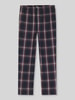 BOSS Regular Fit Pyjama-Hose aus Baumwoll-Viskose-Mix Modell 'HOLIDAY PANTS' Dunkelblau