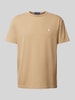 Polo Ralph Lauren T-Shirt mit Label-Stitching Khaki