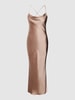 Jake*s Cocktail Cocktailkleid mit rückseitiger Schnürung Metallic Beige Melange