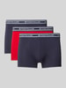 Tom Tailor Regular Fit Trunks im 5er-Set aus weicher Baumwolle mit elastischem Label-Bund Rot