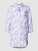 Montego Bluse mit floralem Muster Modell 'Tunika' Lavendel