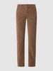 Angels Corduroy broek met labelpatch, model 'DOLLY 2.0' Middenbruin