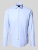 BOSS Regular Fit Business-Hemd mit Haifischkragen Bleu