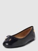 Lauren Ralph Lauren Ballerinas mit Label-Applikation Modell 'JAYNA' Black