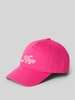 HUGO Baseballpet met logostitching, model 'Cara' Felroze