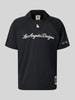 Champion Koszulka polo o kroju relaxed fit z wyhaftowanym logo Czarny