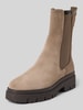 Tamaris Chelseas aus echtem Rindsleder Taupe