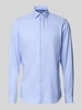 Christian Berg Men Slim Fit Business-Hemd mit Kentkragen Bleu
