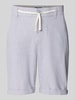 MCNEAL Regular Fit Leinenshorts mit Tunnelzug Mittelgrau Melange