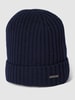 JOOP! Collection Beanie mit Label-Applikation Modell 'FRANCIS' Marine