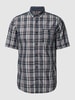 Tom Tailor Freizeithemd mit Kentkragen Marineblau
