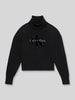 Calvin Klein Jeans Regular Fit Pullover aus reiner Baumwolle Black