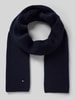 Tommy Hilfiger Sjaal met labelstitching Marineblauw