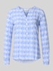 Christian Berg Woman Regular Fit Schlupfbluse aus reiner Viskose Blau