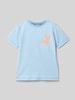 s.Oliver RED LABEL Regular Fit T-Shirt aus reiner Baumwolle Rauchblau