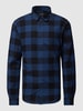 Only & Sons Koszula casualowa ze wzorem w kratkę model ‘GUDMUND’ Ciemnoniebieski