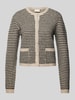 Kaffe Cardigan met zijzakken, model 'ellery' Beige