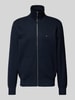 Tommy Hilfiger Regular Fit Sweatjacke mit Label-Stitching Marine