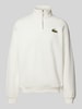 Lacoste Sweatshirt mit Logo-Badge Weiss