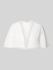 Christian Berg Cocktail Cape met ingewerkte zoom Ecru