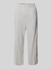 Angels Spodnie materiałowe o kroju regular fit z elastycznym pasem model ‘Linn Jump’ Jasnoszary