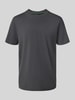 BOSS Green Regular Fit T-Shirt aus Baumwoll-Mix Dunkelgrau