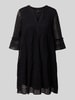 Vero Moda Regular Fit Spitzenkleid aus Baumwoll-Mix Modell 'HONEY' Black