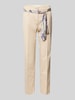 Brax Slim Fit Hose mit verkürztem Schnitt Modell 'Style. Mel' Sand