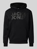 Jack & Jones Bluza z kapturem i detalem z logo model ‘ECORP’ Czarny