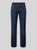 bugatti Straight Leg Jeans im 5-Pocket-Design Dunkelblau Melange