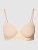 Hanro Beha met cups met kant, model 'Moments' Beige