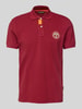Napapijri Regular Fit Poloshirt mit Label-Stitching Modell 'CLANIS' Bordeaux