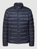 Gant Donsjack met doorgestikte naden, model 'Daune' Marineblauw
