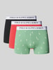 Polo Ralph Lauren Underwear Trunks mit elastischem Label-Bund im 3er-Pack Lind