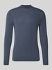 DRYKORN Slim Fit Longsleeve aus reiner Schurwolle Modell 'Arwon' Dunkelblau