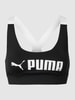 PUMA PERFORMANCE Bustier mit Label-Print Modell 'Mid' Schwarz
