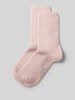 camano Socken mit Label-Schriftzug Rose