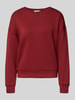 MSCH Copenhagen Sweatshirt van viscosemix, model 'Ima' Donkerrood