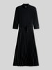 Tommy Hilfiger Slim fit vrijetijdsjurk van viscosemix BLACK