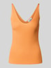 moves Trägertop mit V-Ausschnitt Modell 'Madeline' Orange